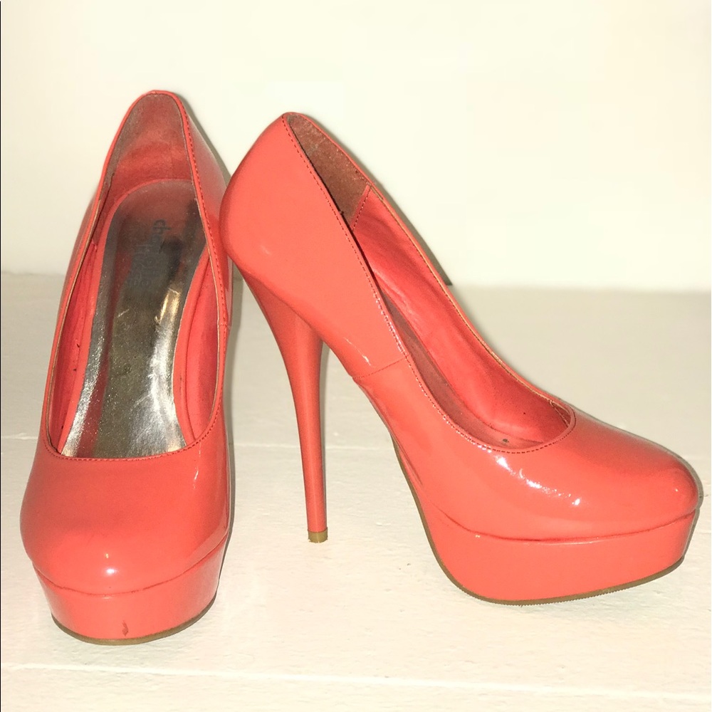 Pink high heels